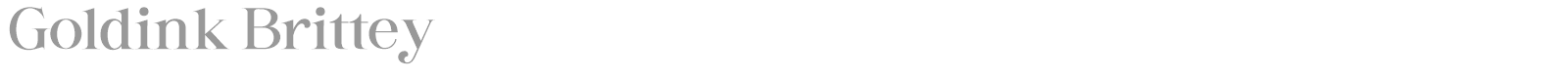 Goldink Brittey font preview